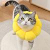 Protective Cat Collar for Neck Wound Protections Flower Elizabethan Circle Collar for Dogs Cats Post Surgery Recovery
