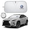 Valve Stems Caps Car Windshield Sun Shade Visor UV Protection Shield For VW Volkswagen GTI Polo Golf Passat Tiguan Arteon Touare zd6