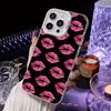 Kiss Lips Cute White Translucent Mobile Phone Case for iPhone 17 16 15 14 13 12 11 X XR XS Air Pro Max Plus Colorful Cover