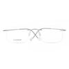 Rimless Rectangle Shiny Gunmetal SmaRtbuy Collection Hedley Rt 004a C3 Fashion Unisex Eyeglasses