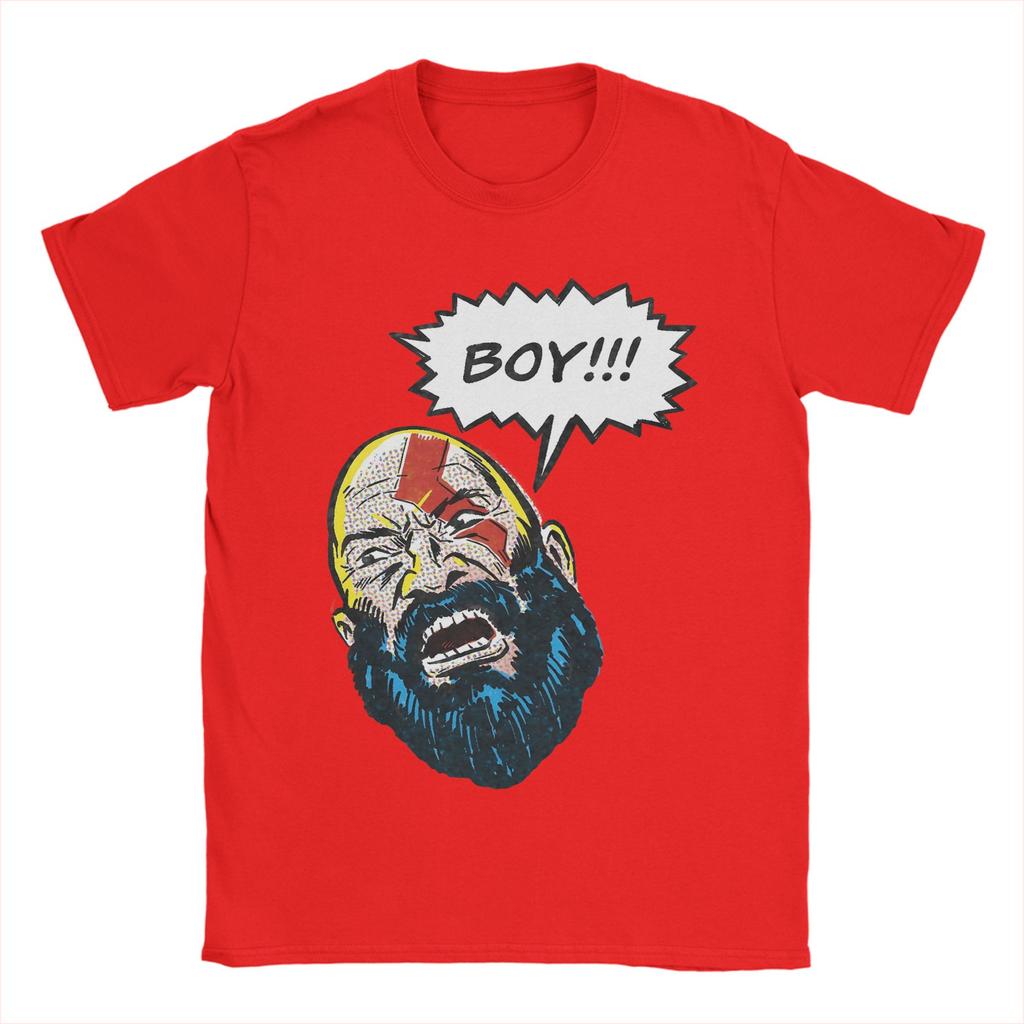 Unisex Boy God Of War Kratos T Shirts Cotton Clothing Vintage Short Sleeve Crew Neck Tees Adult TShirts