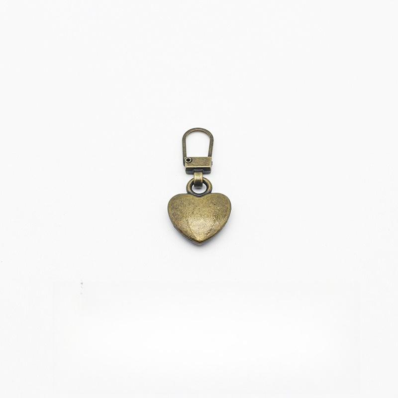 Металлические пуллеры для молний в форме сердца для шитья и ремонта своими руками