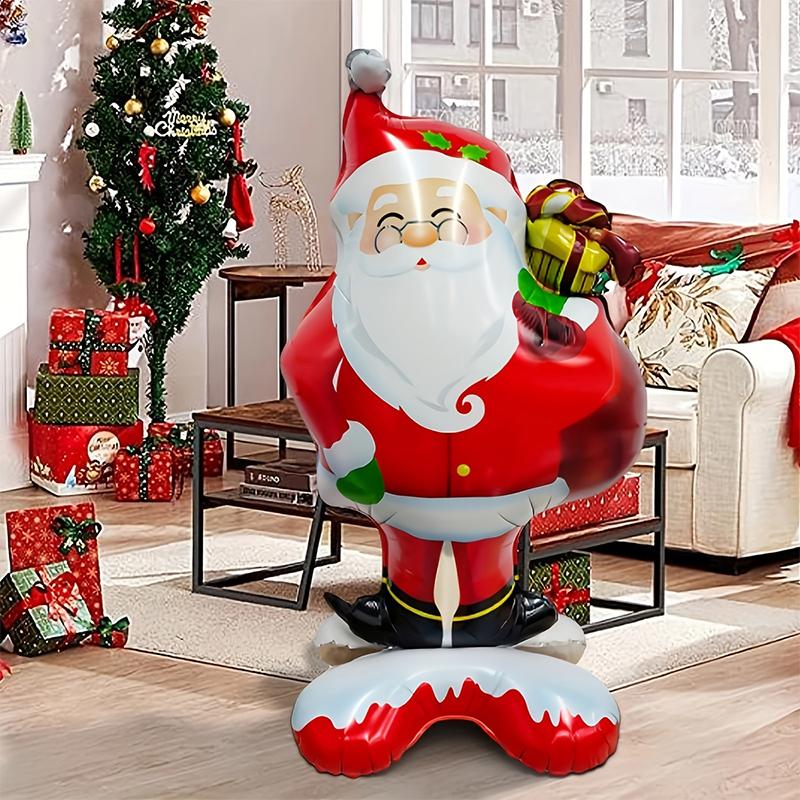 1PC New Style Card Suit Christmas Santa Claus Holiday Atmosphere Large Size Party Decoration