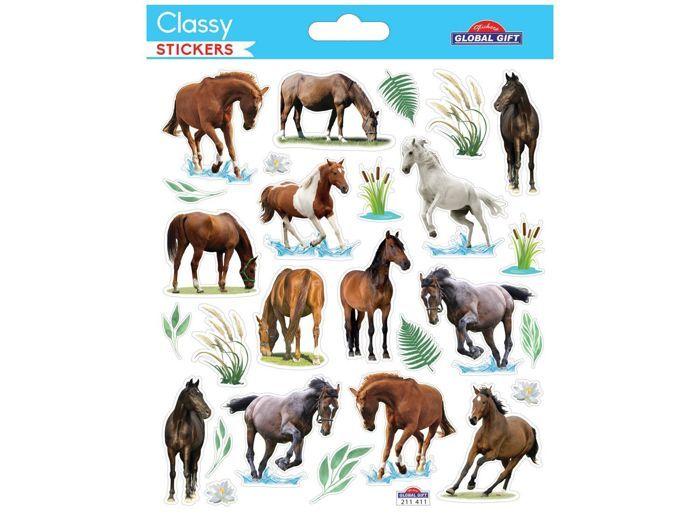 Stickers - Horses In Nature - Glitter