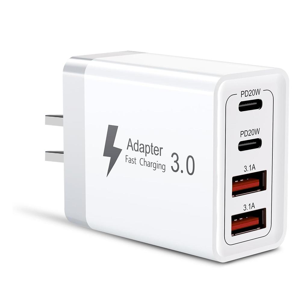 40 Вт USB C зарядное устройство быстрая зарядка USB Type C настенное зарядное устройство адаптер PD QC3.0 быстрая зарядка для iPhone Samsung S23 S21 ноутбук планшет