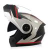 Full Face Motorcycle Helmet With Dual Visors Flip-Up Design Men Women All Season Riding
