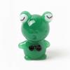 Glass Ornament Realistic Decorative Elegent Style Green Miniature Animal Frog Model Party Craft Home Gifts Decoration For Household Decoration