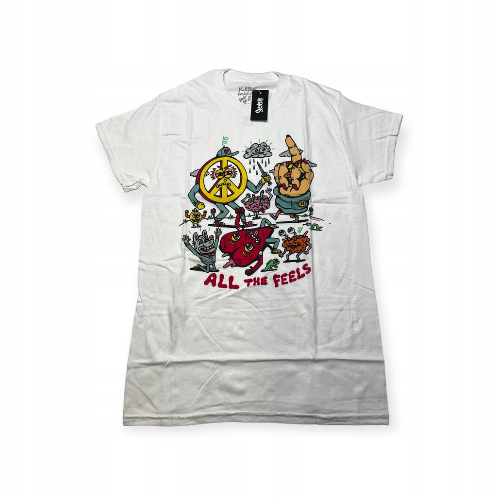 Koszulka T-shirt męski okrągły dekolt SPENCER'S NADRUK M