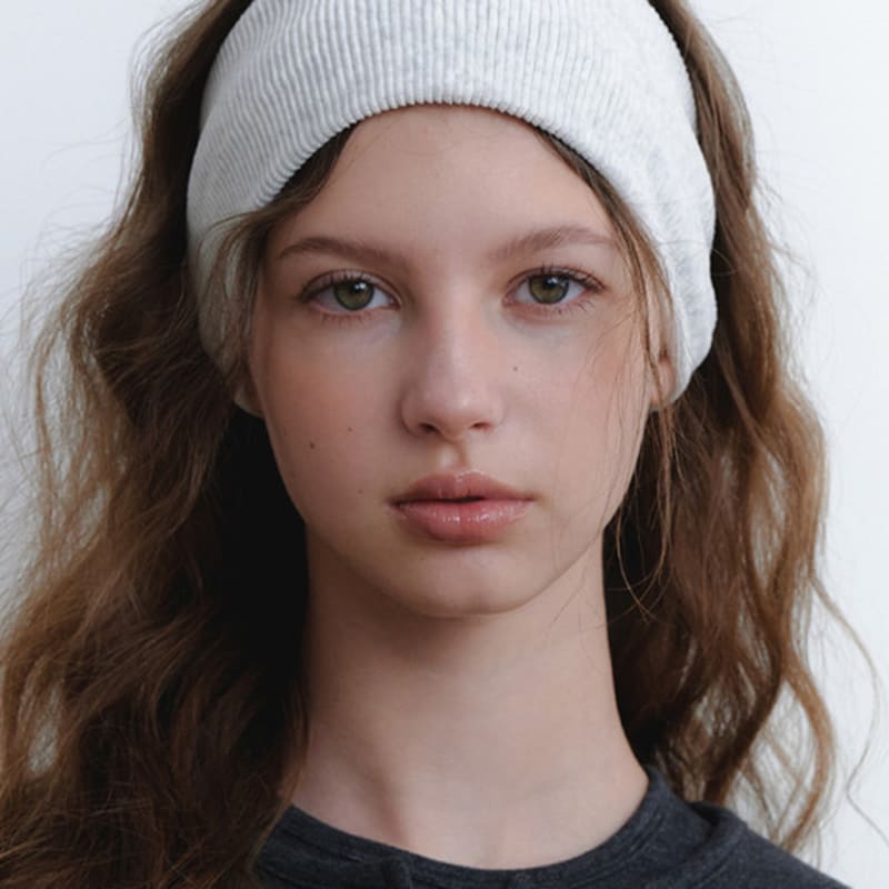 KINDABABY Натуральная лента для спины - меланжевый серый