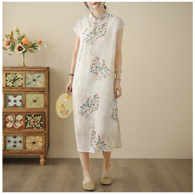 Женское хлопковое платье для дома