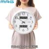 MAG Wall Radio Controlled Double Environment Reference Display Day of the Week White W-711WH Часы, Аналоговые, Связь, Функция, Температура,