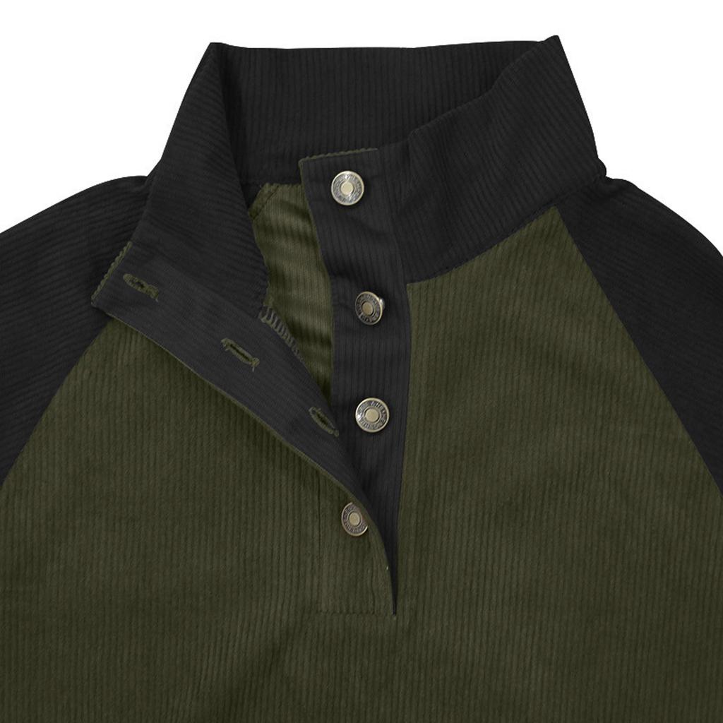 Men's Standing Collar Sweatshirt Is Outdoor Casual Sweaters Tops