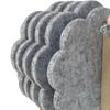 Creative Insulated Coaster Sheep Shaped Beverage Coaster Sheep Felt Coaster Water Absorbing Home Office Desk Decorative Ornament