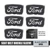 5pcs Car Seat Belt Anti Scratch Buckle Protector Cover Accessories For Ford Fiesta Ranger Mondeo Escape Ecosport Fusion Explorer