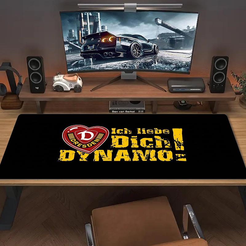 Sg Dynamo Dresden Mouse Pad Large Gaming Table Cushion Nonslip Laptop Tablet Big Mousepad Xxl Mat Mini Pc Playmat With Lock Edge