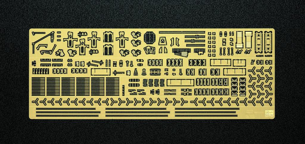 Hasegawa Japanese Navy Akagi Etching Parts Basic C Plastic Model Parts QG28 1/350 Detail-up