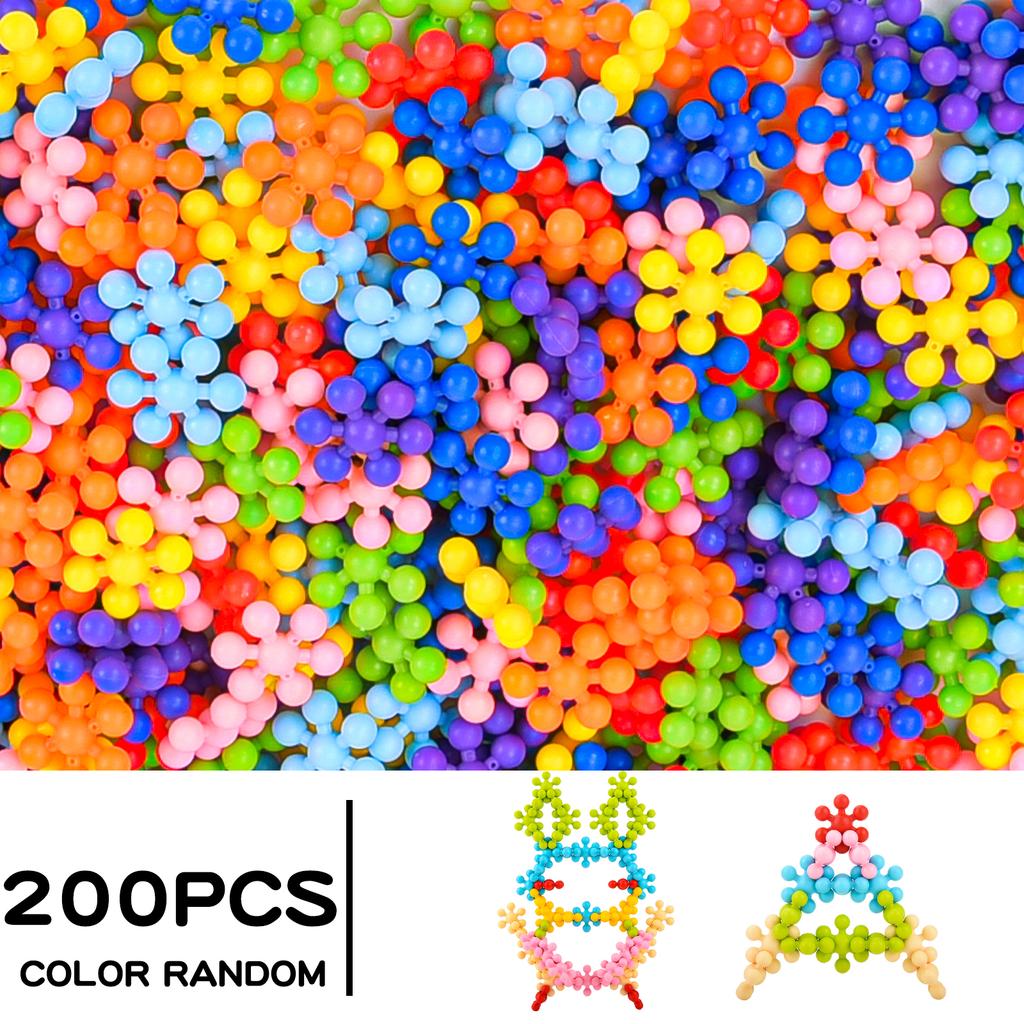 Kindergarten Boys and Girls Assemble Plum Blossom Building Blocks Children'S Puzzle and Early Education Assembly Toys