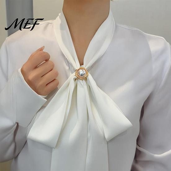 Elegant Pearl Scarf Buckle Alloy Silk Ring with Faux Pearls, Clip Rings for Women, Bridal Jewelry Round Clip, Retro Holder Dresses And Shirts Vintage
