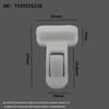 toyota bumper corner clip - white, 1 шт.