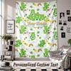 Wall Hanging Tapestry With Custom Name & Text, Care Bears Decorative Tapestry For Bedroom