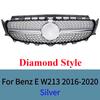 For Mercedes E-Class W213 2016-2020 Sport Front Grille Mesh Bumper Cover ABS Gloss Black AMG Style Exterior Tuning Accessories