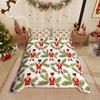 Homewish Christmas Nutcracker Duvet Cover Set,Xmas Tree for Teens Bedding Set,Happy New Year Decor