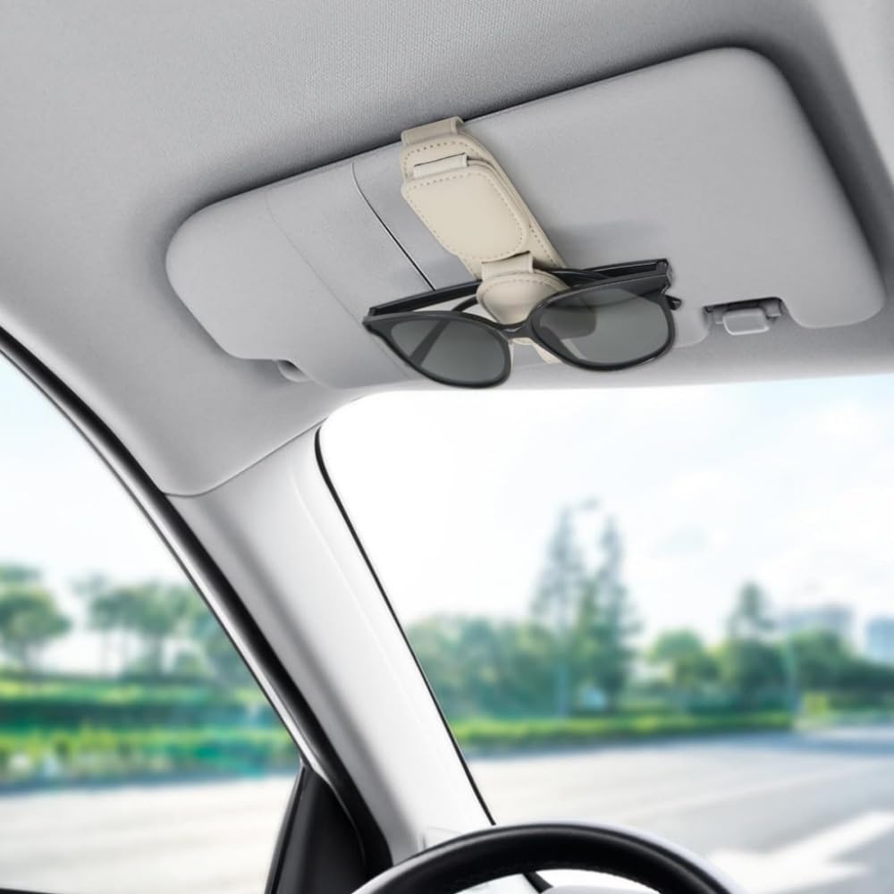 Автомобильный держатель для солнцезащитных очков Автомобильный держатель для солнцезащитных очков Солнцезащитный козырек Зажим для очков Простая установка Держатель для хранения автомобильных солнцезащитных очков Держатель для карточек для очков Автомобильные солнцезащитные очки