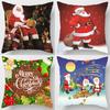Christmas Themed Pillowcases Car Accessories Office Santa Claus Living Room Sofa Home Pillowcases