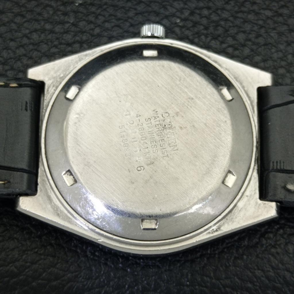 Б/у винтажные мужские часы Citizen Automatic 8200 из Японии с синим циферблатом в арабском стиле a434803-2 R123-a434803