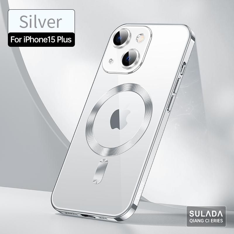 Чехол Magsafe Mag Safe для iPhone 15 Pro Max 14 Plus 13 12 11 X Xs Xr Se 2020 2022 8 15Pro Защитная крышка для объектива камеры Аксессуары для телефонов