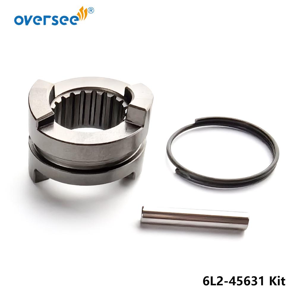 6L2-45631 Clutch Dog with Pin and Ring for Yamaha 20D 25N 25HP Outboard Engine 6L2-45631-00-00
