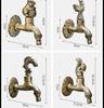 Antique Faucet Copper Outdoor Garden Taps for Washing Machine Luxury Toilet Mop Faucet