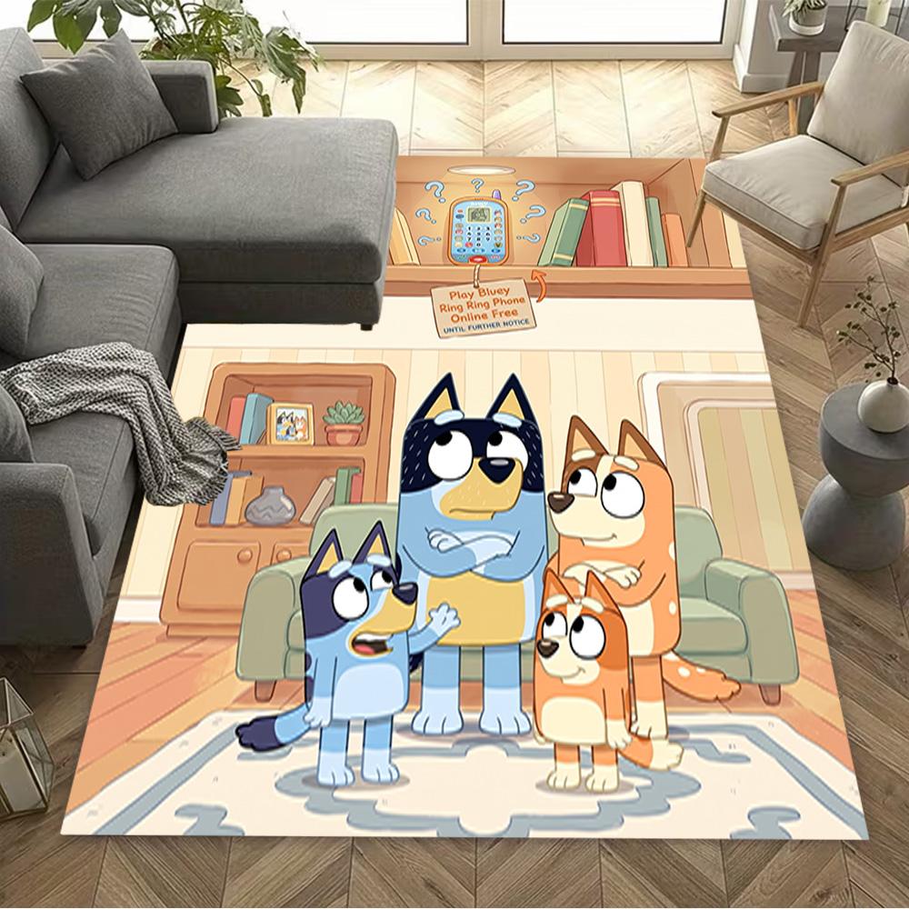 Dogs Refrigerator Adventure Area Rug Design for Game Room Outdoor Bedrooms Dormitory Anti-slip Rug Decorate Offices