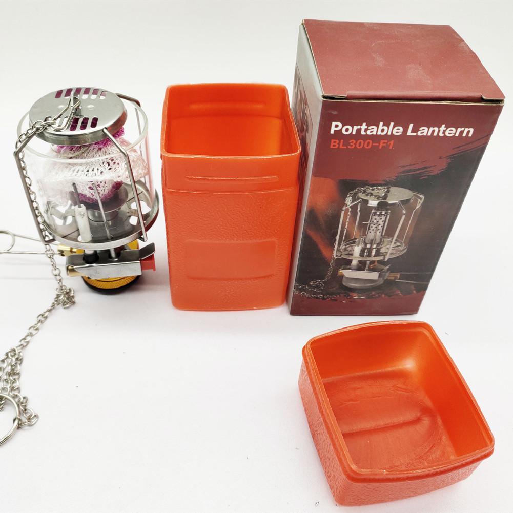 Camping Mini Portable Camping Lantern Gas Light Tent Lamp Torch Hanging Glass Lamp Travel Gas Stove