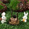 Landscape Playing House Miniatures Campfire Villa Scene Model Fairy Garden Decor Dollhouse Bonfire