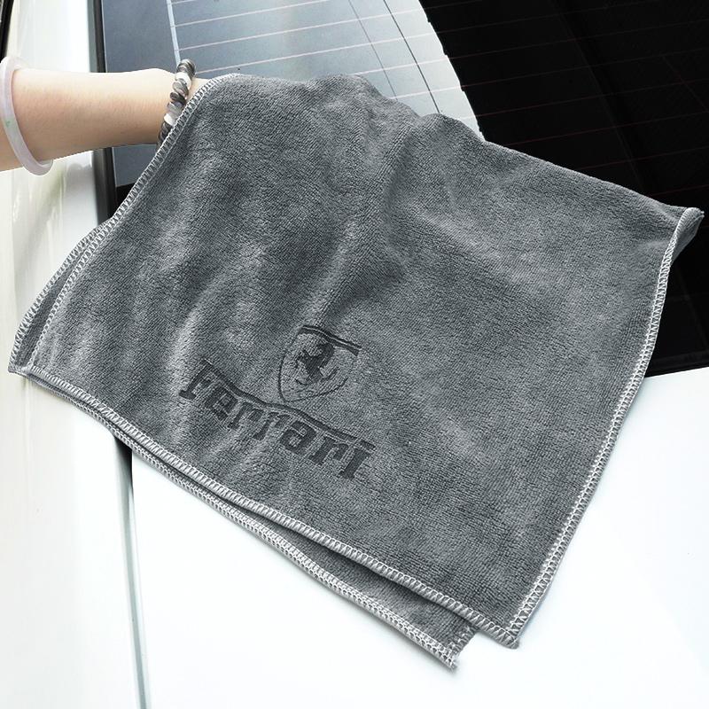 Microfiber Towel Car Wash Cleaning Drying Cloth Auto Towel For Ferrari 308 GT4 328 GTB GTS F355 360 Modena F430 458ltalia 488 JQ2