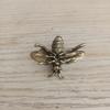 Чистая латунь, твердая пчела, металлическая фигурка, украшение, креативный антикварный офисный стол, украшение, домашний декор, аксессуары, миниатюры