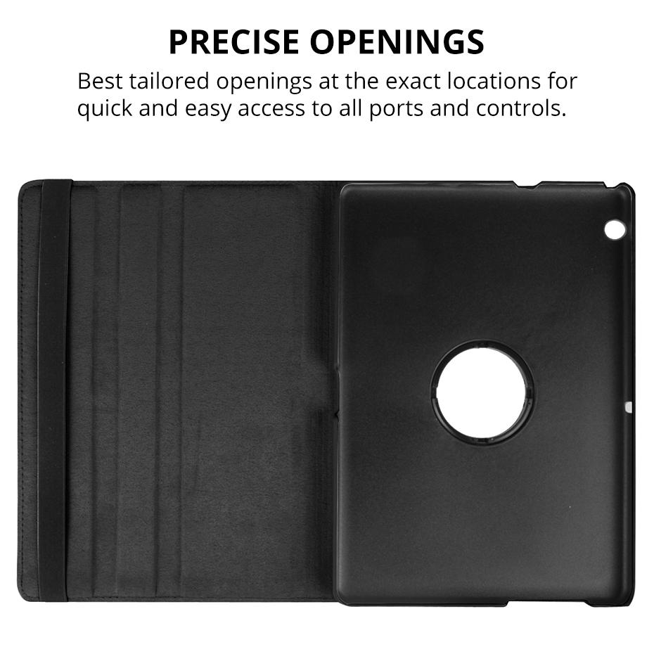360 Rotating Case for Huawei MediaPad T3 10 T5 10.1 MatePad T10S 11 12.6 10.4 T8 Tablet Cover for Huawei T3 10 Case