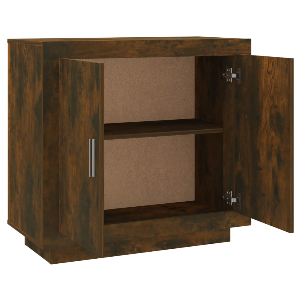 Sideboard Smoked Oak 80x40x75 cm Particleboard