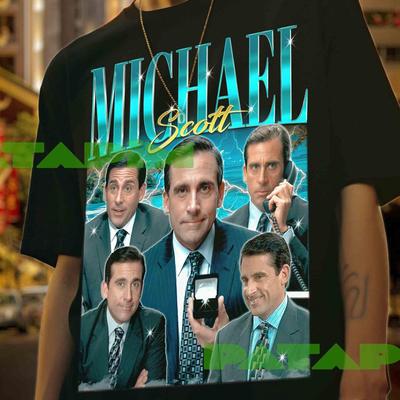 Michael Scott Retro 90s Tee: Steve Carell Fan Shirt