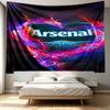 football team F.C Print Tapestry - Portable Wall Decor Cloth, for Home, Dorm, Travel, Bedroom, Living Room - Ideal Birthday Housewarming Gift