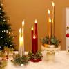 Flameless LED Candles Christmas Flickering Fake Candle Battery-Operated Flameless LED Flickering Candle Light For Dinner Parties