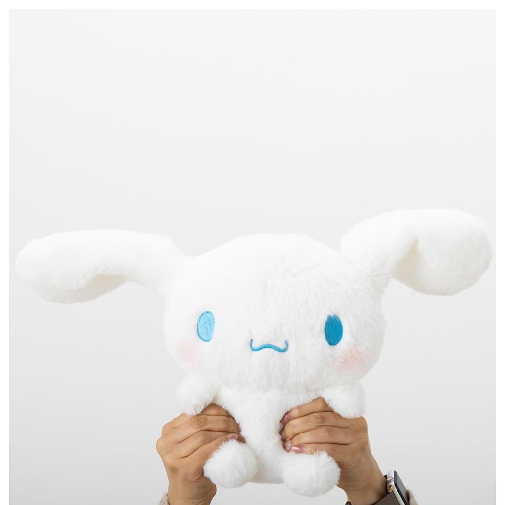 Sanrio Characters Pyokorin Cinnamoroll Plush Toy Width Approx. 29cm