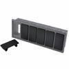 6Pcs Rocker Switches Panel Cover ABS Rectangular Rocker Switches Blank Snap in Hole for Standard Switches Panel Hole