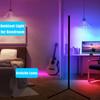 120/160cm Nordic Floor Lamp for Living Room, USB Power 63inch RGB Mood Light with Dimmable Standing Bedside Lamp Home Decor Gift