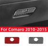 Real Carbon Fiber for Chevrolet Camaro 2010-2015 Accessories Interior Car Copilot Storage Box Switch Panel Trim Cover Sticker