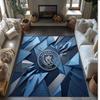 Фланелевый ковер с принтом Manchester City, нескользящий, мягкий, из полиэстера, для пола, декоративный коврик для спальни, гостиной, дивана