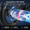 Fafrees F20 MAX Электрический велосипед Fatbike Складной Ebike 20 дюймов 500 Вт горный снежный велосипед с передней корзиной аккумулятора 18AH 35 км/ч