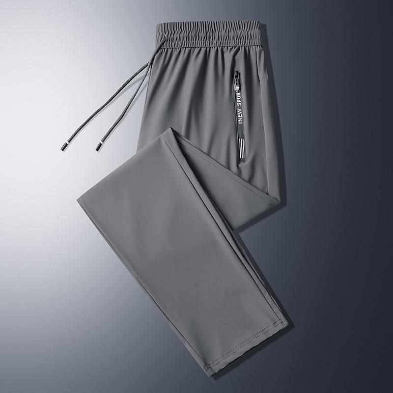 Летние крутые брюки мужские 8XL Plus Szie спортивные штаны модные повседневные эластичные брюки мужские большого размера 7XL летние брюки черные серые