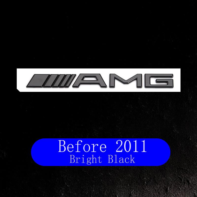 2025 Hot AMG Logo Car Tail Trunk Auto Emblem Sticker Accessories For Mercedes Benz Brabus Smart Maybach W204 GLC CLA W205 W203 W